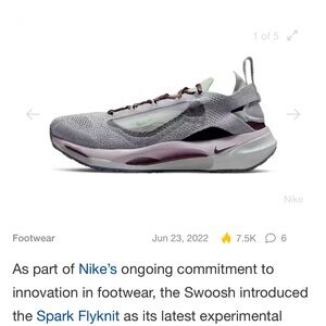 Nike Spark Flyknit Lavender